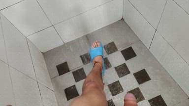 Sexy foot shower