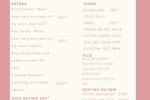 Tip menu