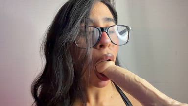SMOKING AND LICKING YOUR COCK