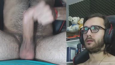 Big cumshot with face