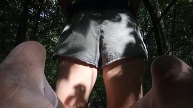 flashing my bum in a park