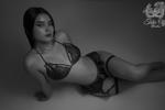 black and white