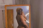 back nude mirror selfie