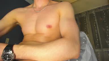 Shooting sperm in the mouth and on the chest 🌈