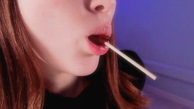 goddess sucking lolipop