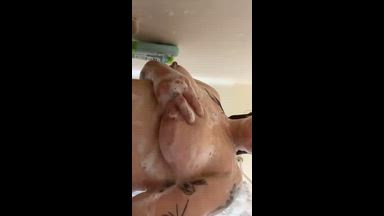 daisylottie — Soapy big boobs and wet soapy body