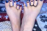 Look at my beautiful toerings