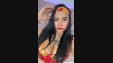 Yes, I am Wonder Woman… and tonight, you are my we
