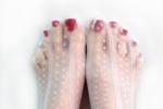 Toes in socks