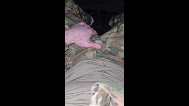 phantomgentx — Huge Cumshot in Military Uniform!