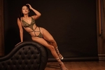 Lingerie and heels