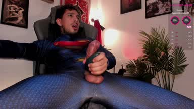 super man cum show
