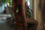 Girl in black