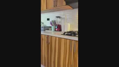enjoying my plug in the kitchen