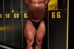 Big biceps pumped