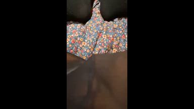 Pussy rub in Pantihose