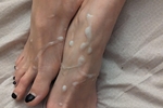 Cum on my pretty feet Pic
