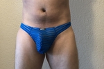 nude nice guy โ Blue Thong