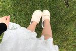 "Just a girl in a white dress in a big world."🌿