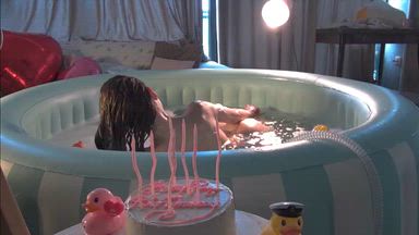 Birthday stream in the pool🎂 - inst: _love11y