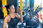 entrenando duro