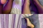 Ass, pussy, feet, sock and pantyhose!