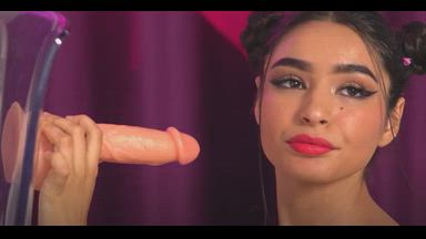 Deepthroat sloppy blowjob with amazing gagging