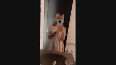 after taking a shower