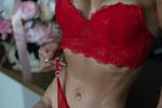 I'm in red underwear