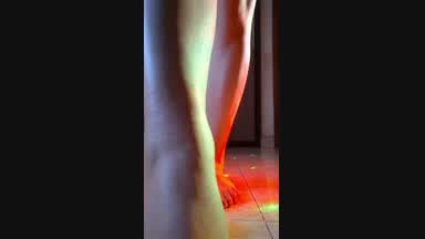 stepping on your damn balls to get the juice out o