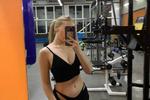 In the gym