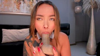 Sucking a delicious cock