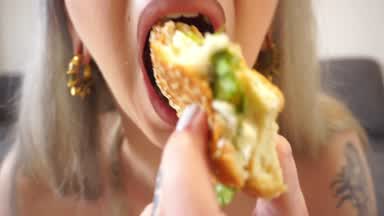 4k mukbang, burping, farting