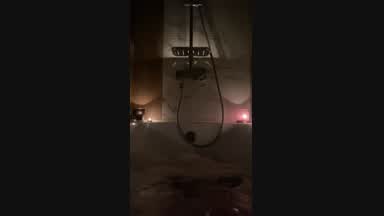 Resting in the bathroom ...