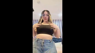 I want you to touch my tits