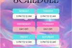 SCHEDULE!