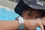 kroy wave ๐ muscle, tattoos, latino โ In the Pool ๐