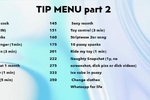 TIP MENU PART 2