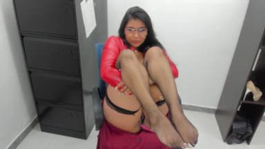 show soles in fishnet