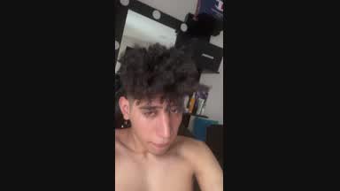 stroking my big dick