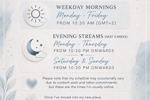 jade 💙 join my free telegram channel (link in bio) for streaming updates 🤍 — Streaming Schedule