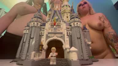 Lego Disney Castle and tits