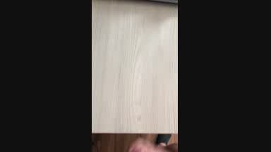 Cum on table