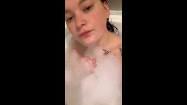 in the bath with me