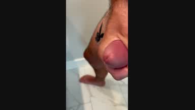 Cumming in the Bathroom