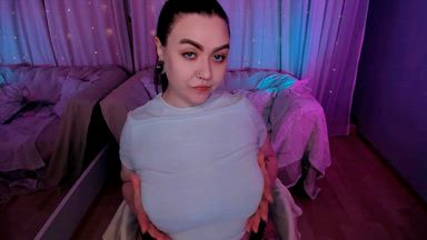 titsplay with whipped cream