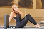 stretching