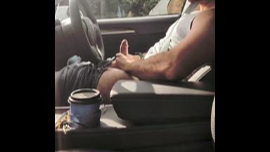 My in the car