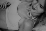Hot me in black and white