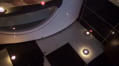 Intro video in bathroom